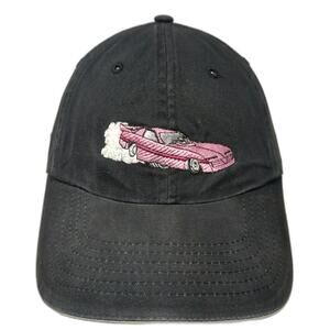 UltraClub Baseball Cap Black One Size STAYCOOLNYC Pink Car Graphic Strapback Hat
